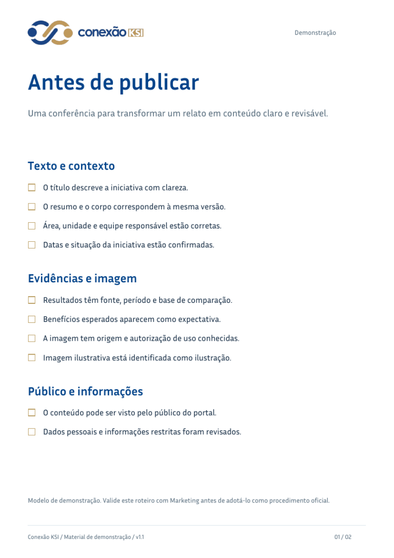Prévia de Antes de publicar